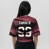 Cardi B Crop Jersey